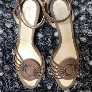 Helmut Lang strappy sandal heels